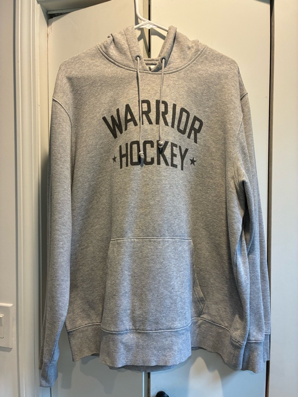 Warrior Hockey Men's XL Gray Pullover Hooded Sweatshirt
